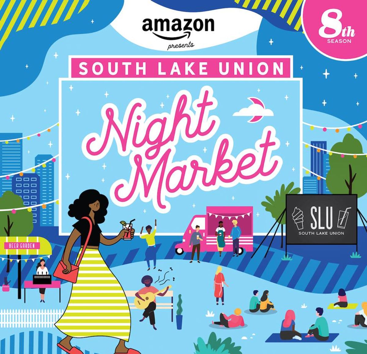 Summer Solstice Night Market at South Lake Union Discovery Center in