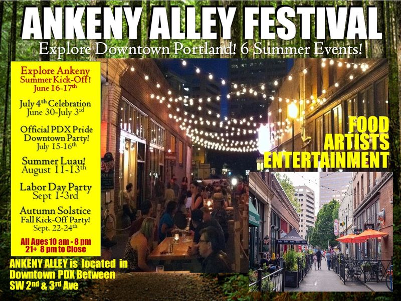 Ankeny Alley Festival Explore Ankeny at Ankeny Alley in Portland, OR