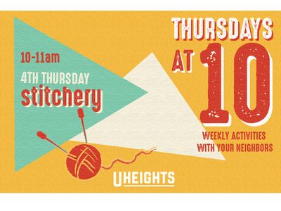 Thursdays at 10: Stitchery
