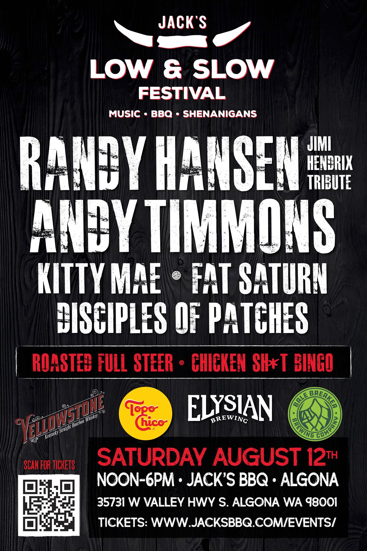 Jack's BBQ Low & Slow Festival at Jack's BBQ & Steakhouse in Algona, WA