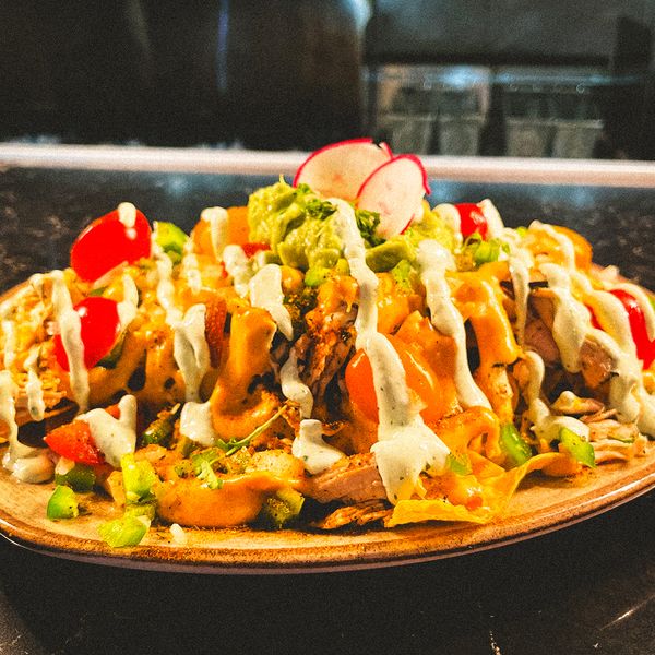 Lime Chicken Nachos