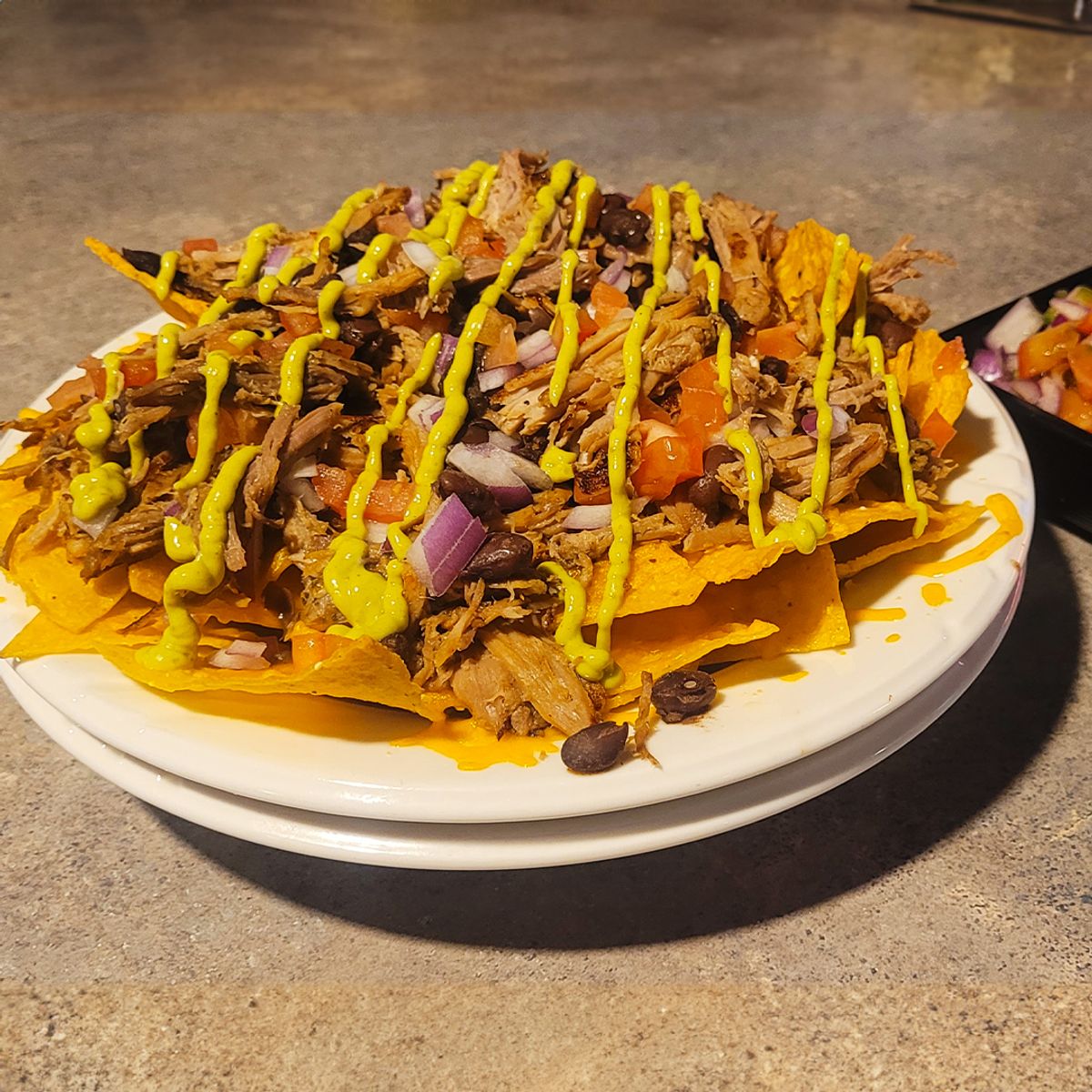 Zesty Fiesta Nacho at Bucket Brigade Sports Bar & Restaurant in ...