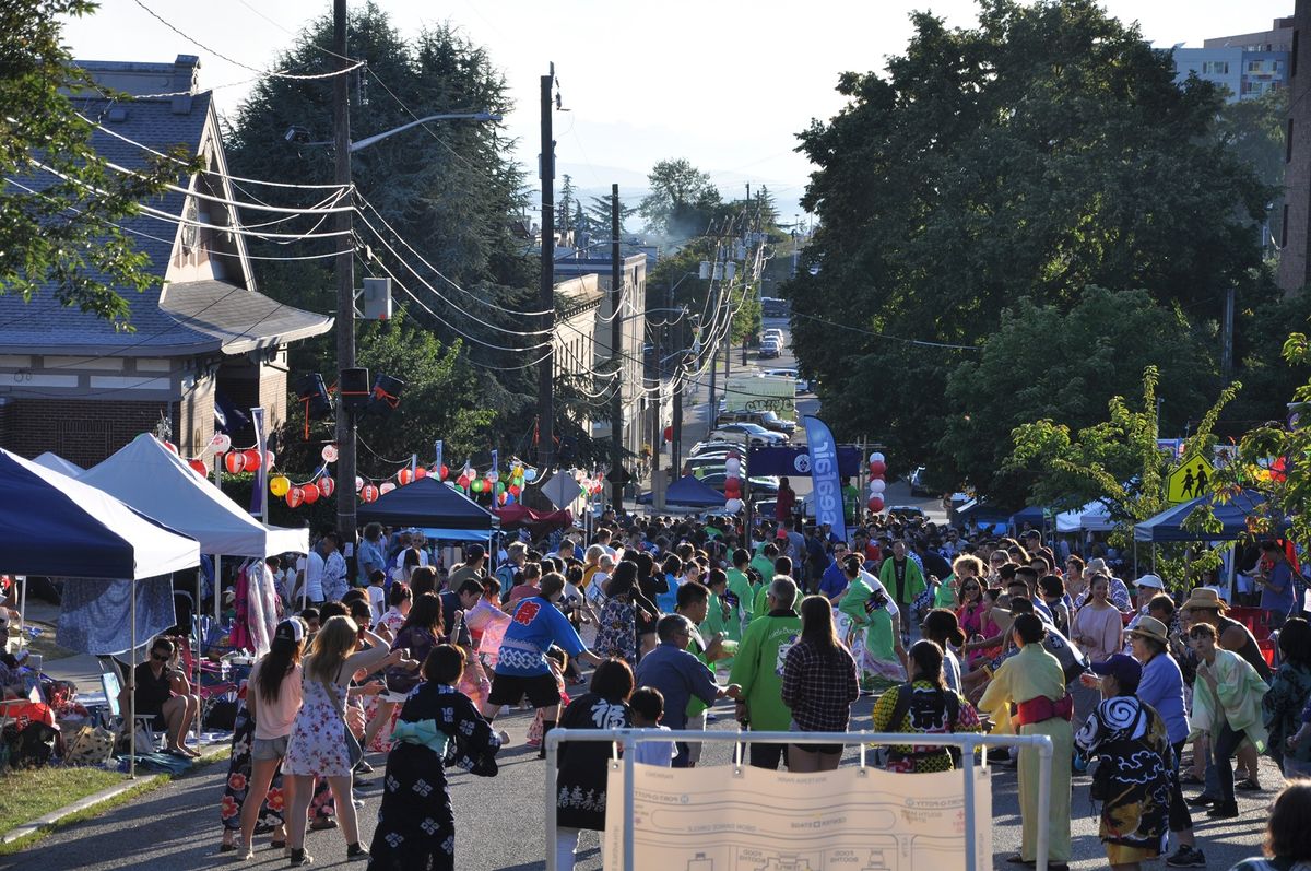 Bon Odori Festival at Seattle Betsuin Buddhist Temple in Seattle