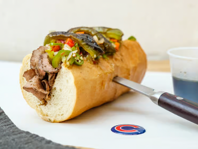 Dig into a juicy Italian beef, like this one from <a href="https://everout.com/portland/locations/sammich/l19953/">Sammich</a>.