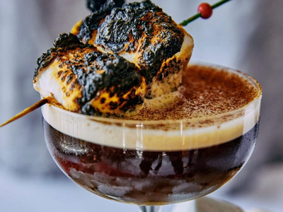Indulge in a grown-up version of s'mores at the new cocktail bar <a class="add-to-list-link" href="https://everout.com/portland/locations/the-end/l43529/" data-model="attractions.location" data-oid="43529">The End</a>.