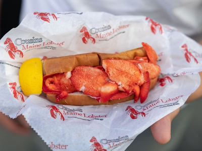 Grab a creamy lobster roll from <a href="https://everout.com/portland/locations/cousins-maine-lobster/l43826/">Cousins Maine Lobster</a>'s new Portland truck.