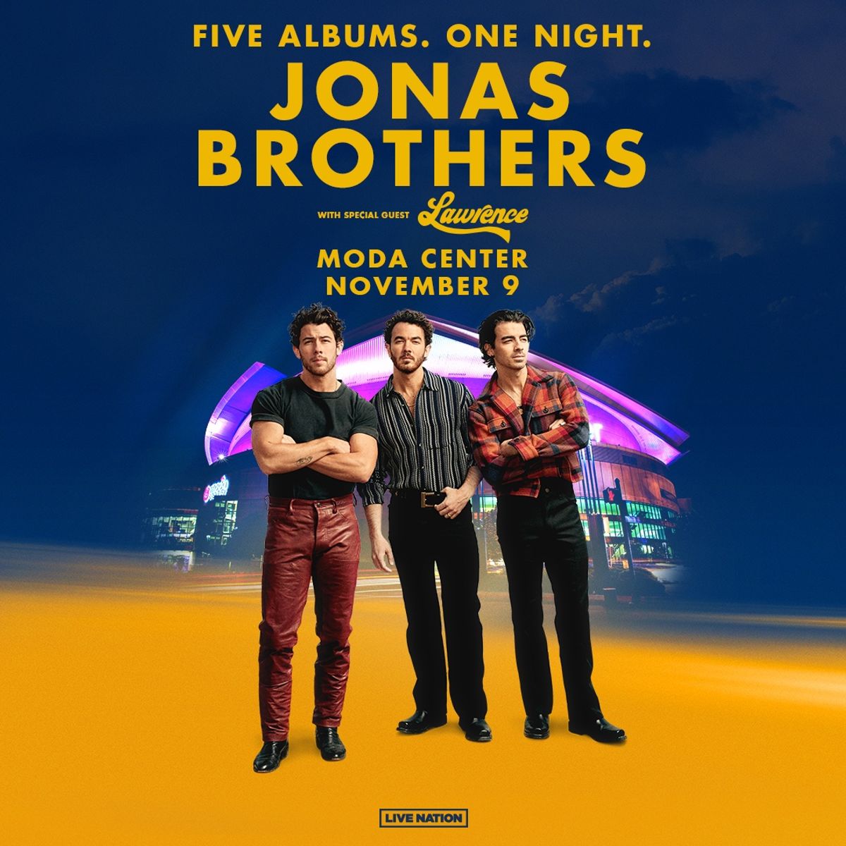 Jonas Brothers: Five Albums. One Night. at Moda Center in 