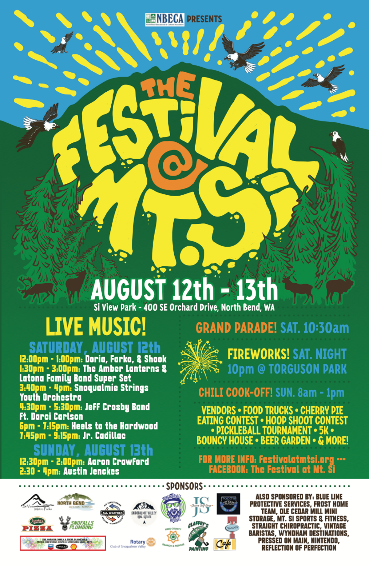 Festival at Mt. Si at Si View Park in North Bend, WA - Every day ...