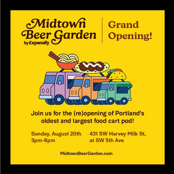 Midtown Beer Garden Opening at Midtown Beer Garden in Portland, OR Sunday, August 20, 2023