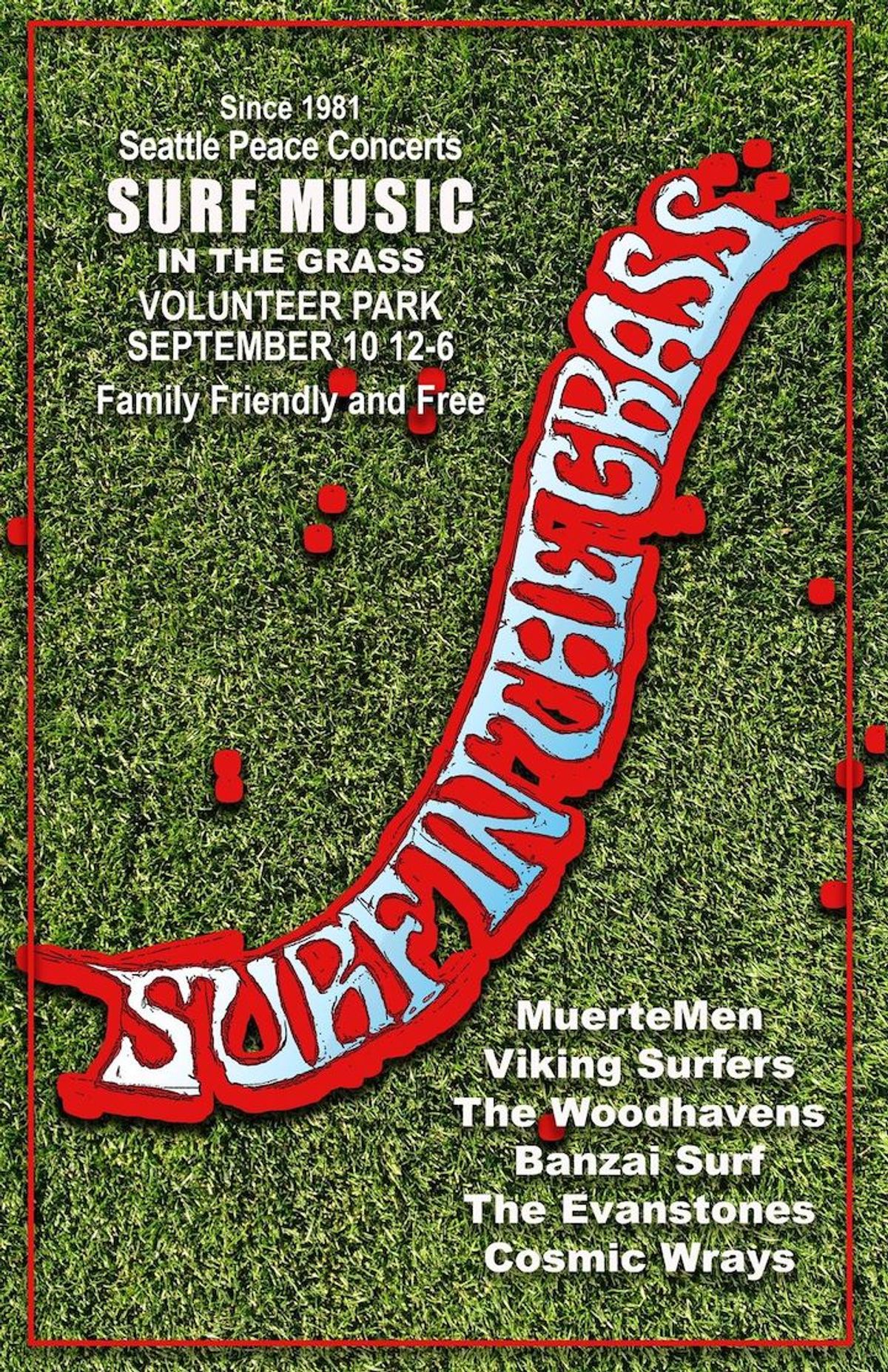 Seattle Peace Concerts Surf In The Grass 2023 at Volunteer Park