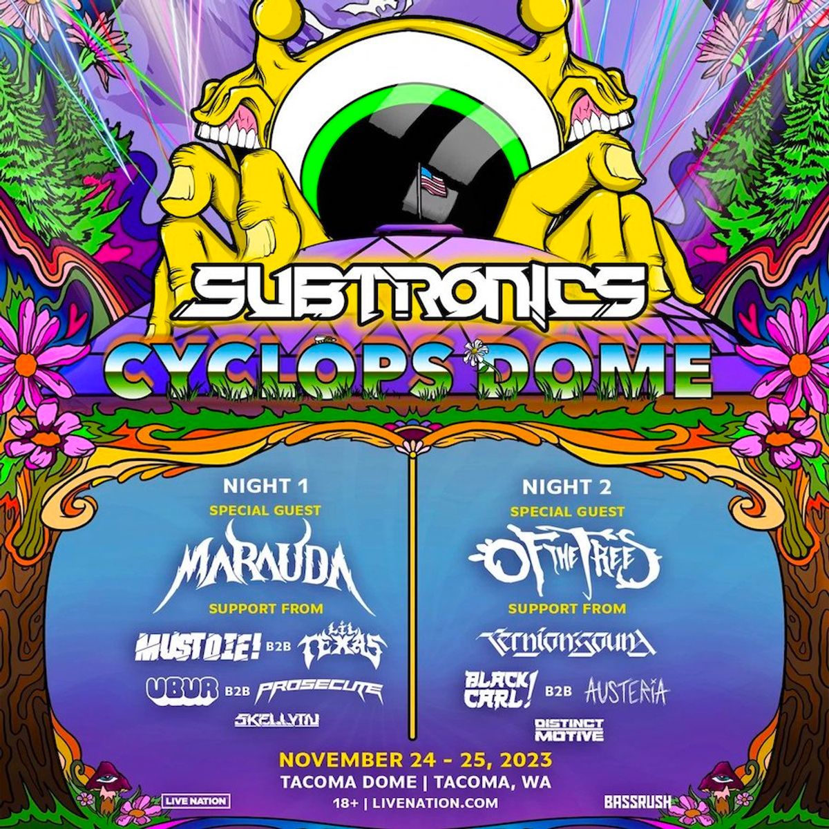 Subtronics Cyclops Dome at Dome in WA Every day