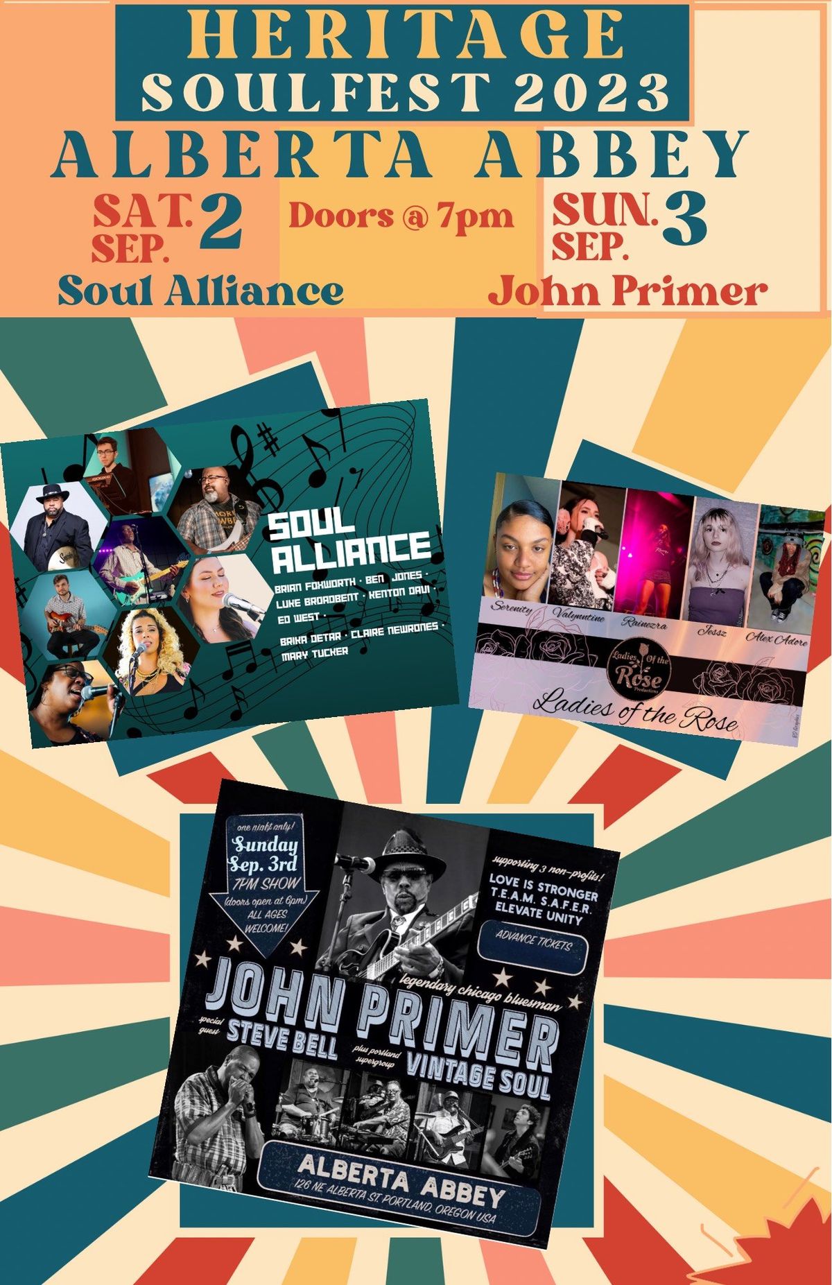 Heritage Soulfest 2023: Soul Alliance with Ladies of the Rose at ...