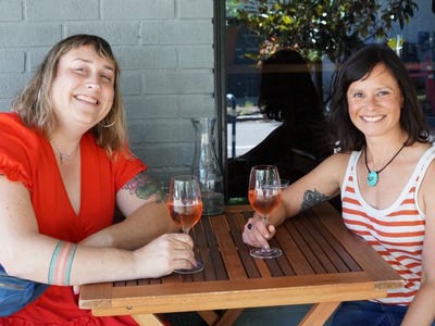 Founders Vivianne Kennedy and Cristina Gonzales debut <a class="add-to-list-link" href="https://everout.com/portland/locations/community-wine-bar/l43830/" data-model="attractions.location" data-oid="43830">Community Wine Bar</a>, which aims to make wine accessible to all, this weekend.