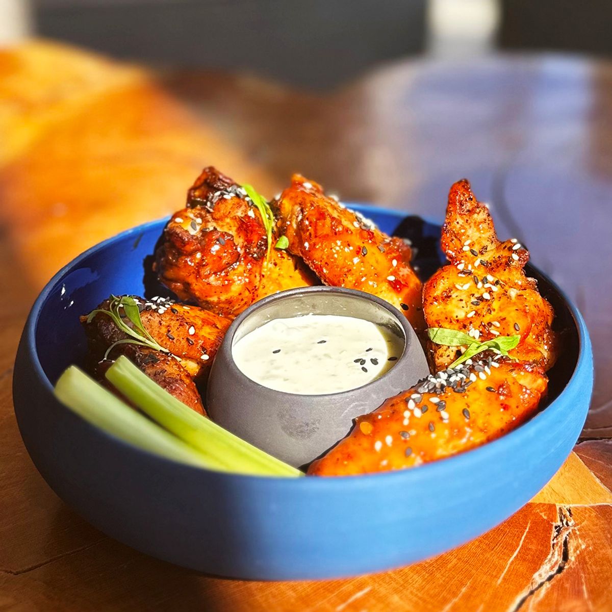 Sticky Sweet Basil Wings at Spoke & Fork in Portland, OR Multiple