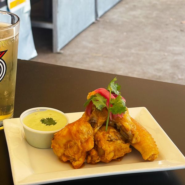 Amarillo Wings at Yard Bar Traveling Taphouse Lulu's Kitchen in