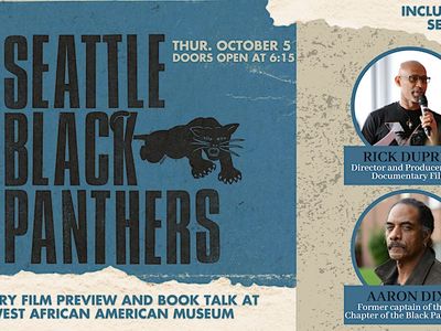 Seattle Black Panthers: Documentary Film Preview and Book Talk