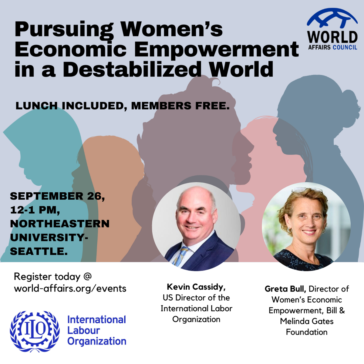 在西雅图东北大学追求妇女经济赋权的不稳定世界中 - 9月26日星期二
