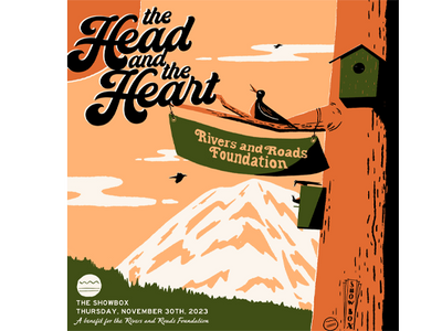 The Head And The Heart: A Fundraiser for the Rivers and Roads Foundation