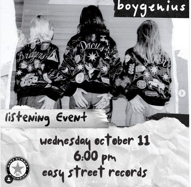 boygenius "the rest" EP Listening Party at Easy Street Records in