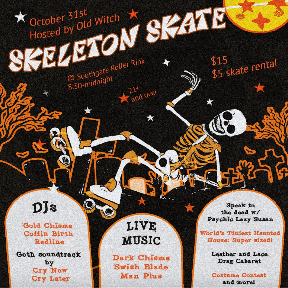 Skeleton Skate at Southgate Roller Rink in Seattle, WA - Tuesday ...