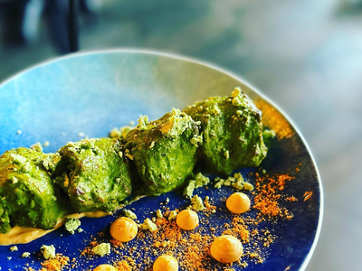 Enjoy inventive Indian fare made with Pacific Northwest ingredients at chef Preeti Agarwal's restaurants <a class="add-to-list-link add-to-list-link add-to-list-link" href="https://everout.com/seattle/locations/kricket-club/l41267/" data-model="attractions.location" data-oid="41267">Kricket Club</a> and <a class="add-to-list-link" href="https://everout.com/seattle/locations/meesha/l39494/" data-model="attractions.location" data-oid="39494">Meesha</a>, both of which are participating in Seattle Restaurant Week this year.
