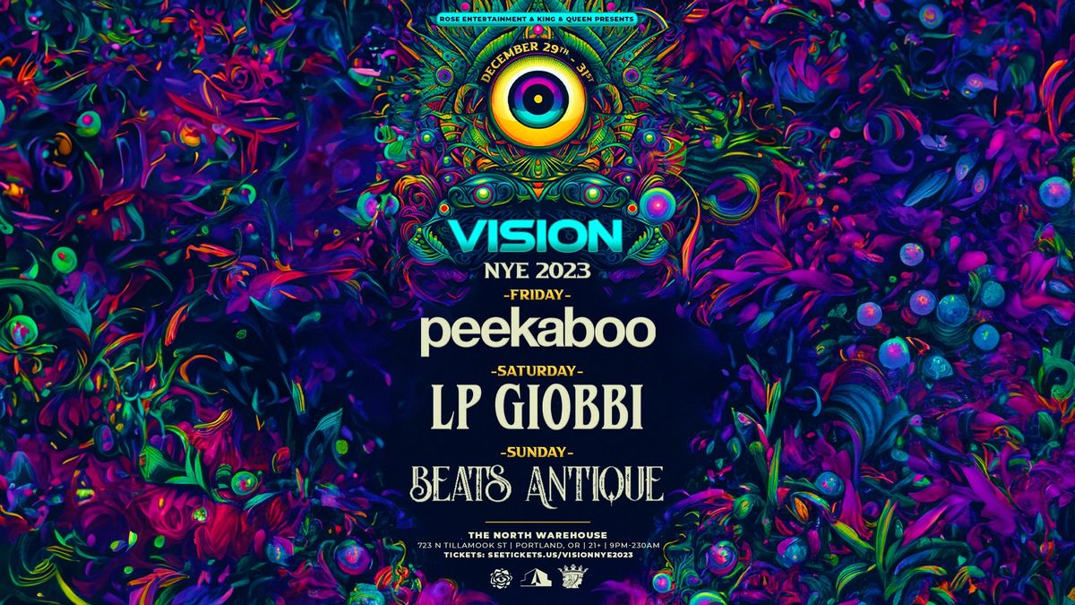 Vision NYE at The North Warehouse in Portland, OR Every day, from