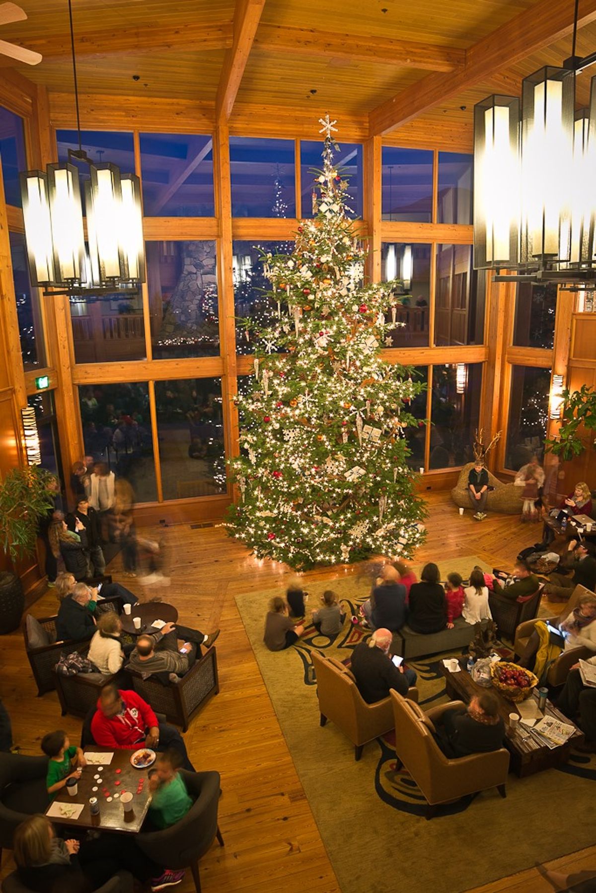 Christmas Tree Lighting and Village Fair at Skamania Lodge in Stevenson