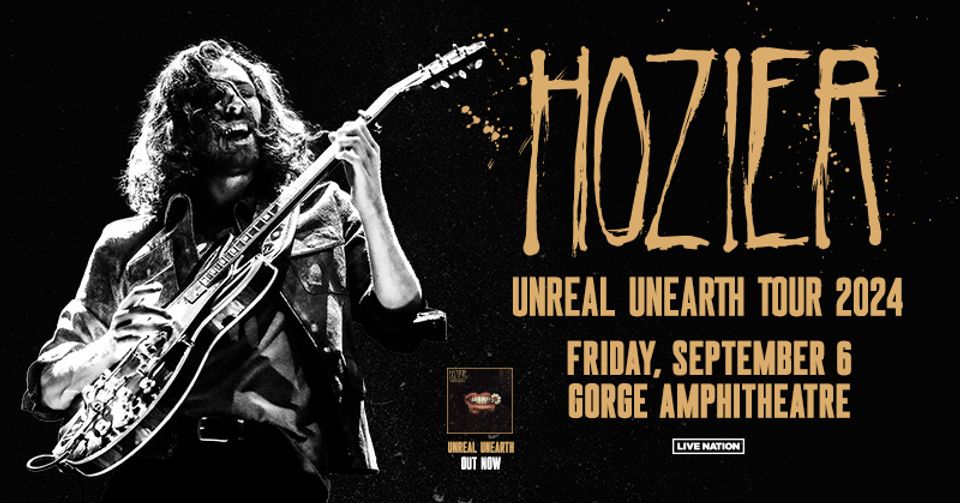 Hozier Unreal Unearth Tour 2025 at Amphitheatre in WA