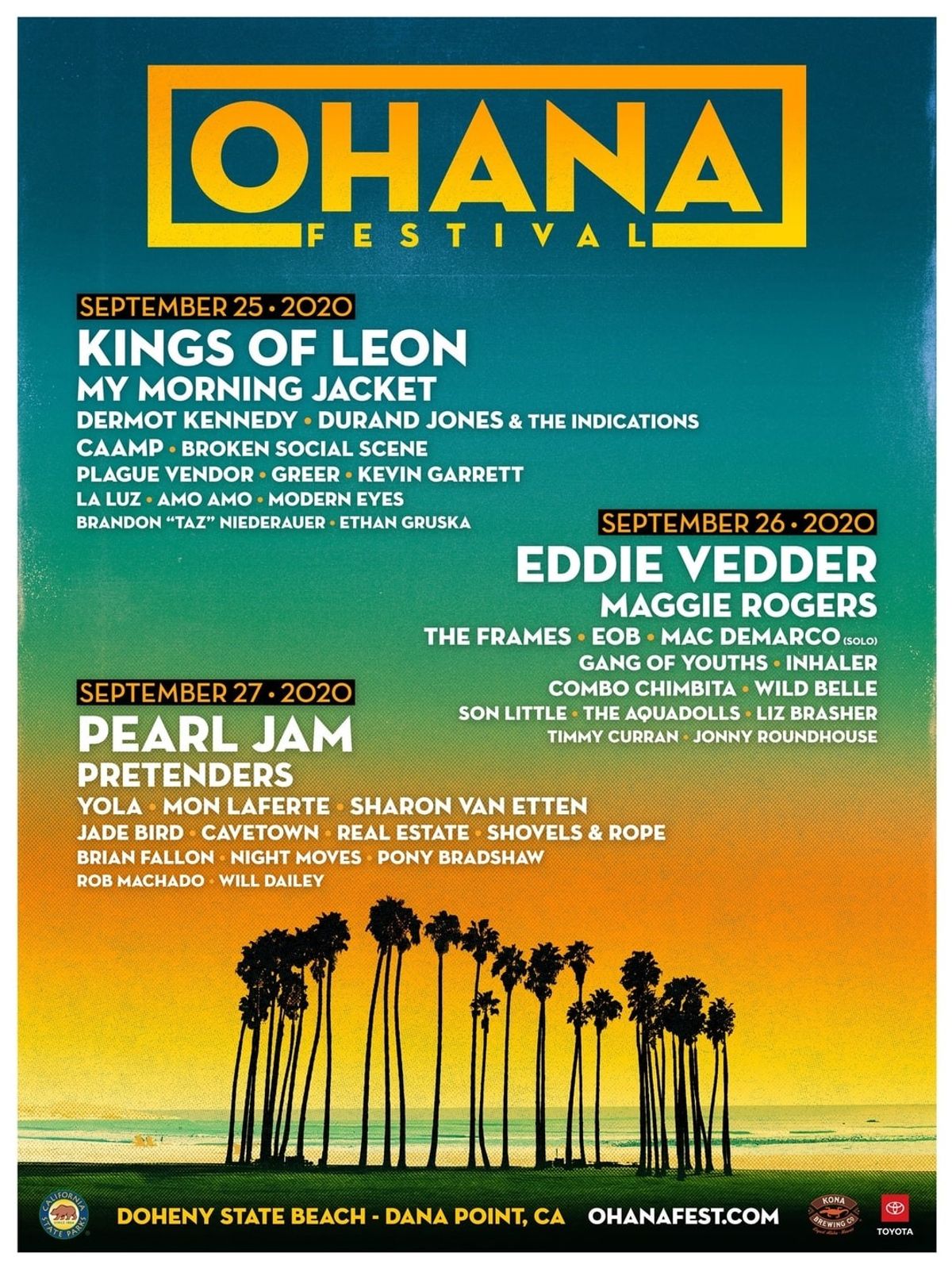 Ohana Festival at Online in Seattle, WA Every day, through September