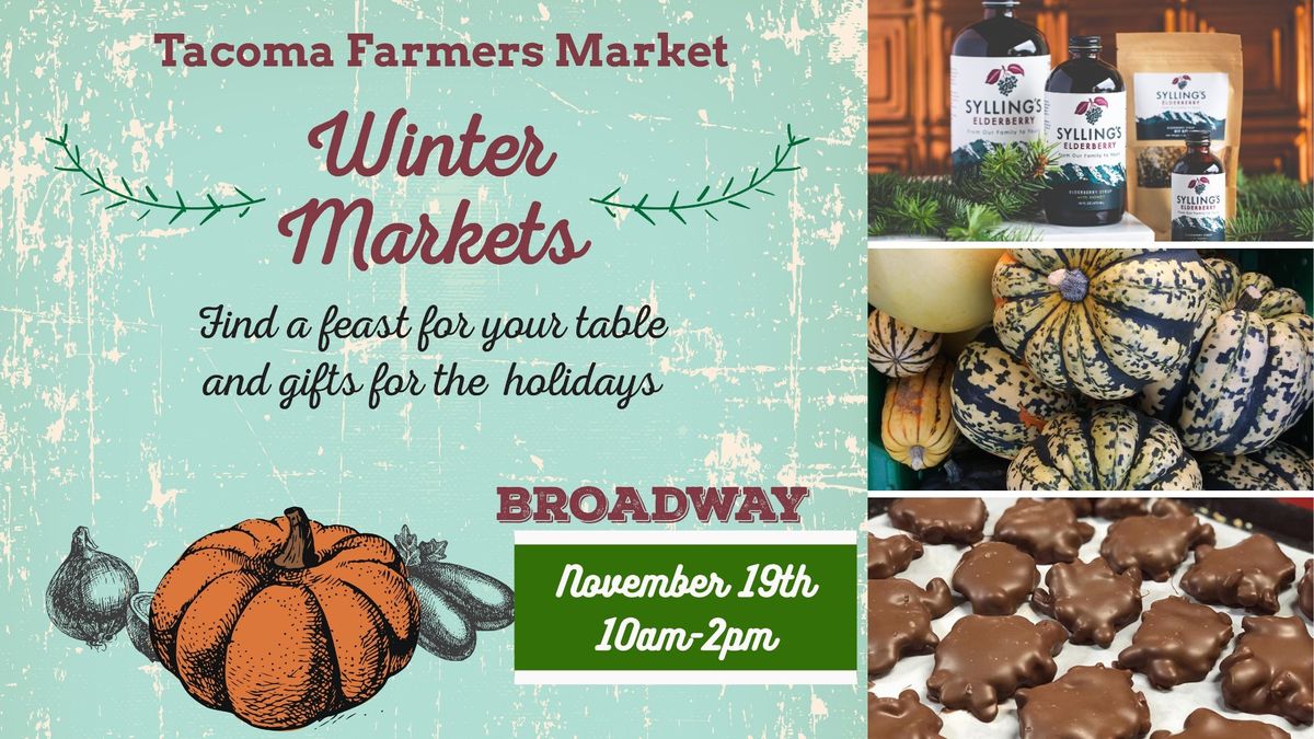 Broadway Winter Market at Farmers Market in WA