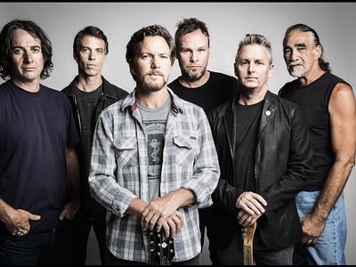 If you can't find a way to get tickets to legendary grunge band <a href="https://www.thestranger.com/events/25737589/pearl-jam">Pearl Jam</a>'s shows this week, check out MoPOP's <a href="https://www.thestranger.com/events/26188530/pearl-jam-home-and-away"><i>Pearl Jam: Home and Away</i></a> exhibit, which will open on Saturday and will be filled with photos (like the above), memorabilia, stage props, instruments, art, and more from the band's local warehouse.