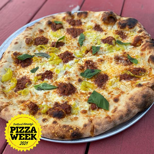 Red Sauce Pizza's "Big Daddy" at Red Sauce Pizza in Portland, Oregon