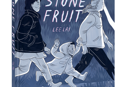 Lee Lai's blue-toned graphic novel <em>Stone Fruit</em> is available at <a href="https://everout.com/locations/fantagraphics-bookstore-and-gallery/l27136/">Fantagraphics</a>.