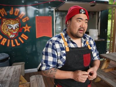 Portland's own Han Hwang (of <a href="https://everout.com/locations/kim-jong-grillin/l40876/">Kim Jong Grillin</a>) appears on <a href="https://everout.com/portland/events/the-great-food-truck-race-all-stars/e101167/"><em>The Great Food Truck Race: All Stars</em></a>, Sundays on Food Network.