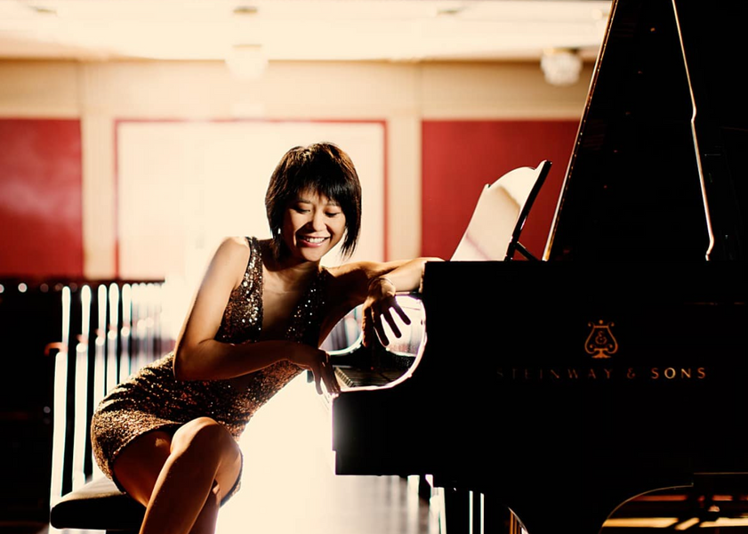 Yuja Wang in Recital at Benaroya Hall in Seattle, WA Friday, April 1