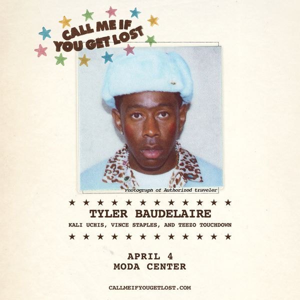 Tyler, The Creator: Call Me If You Get Lost at Moda Center in 
