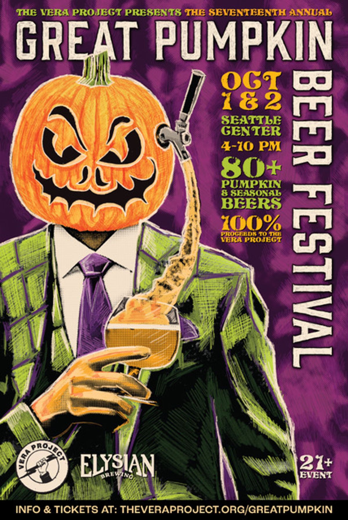 The Great Pumpkin Beer Festival at Seattle Center in Seattle, WA