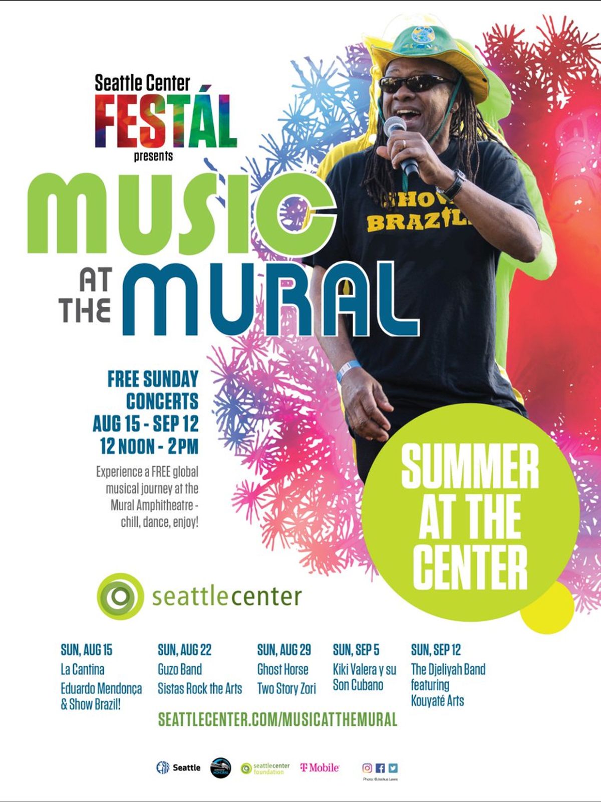 Seattle Center Festál presents Music at the Mural at Mural Amphitheatre