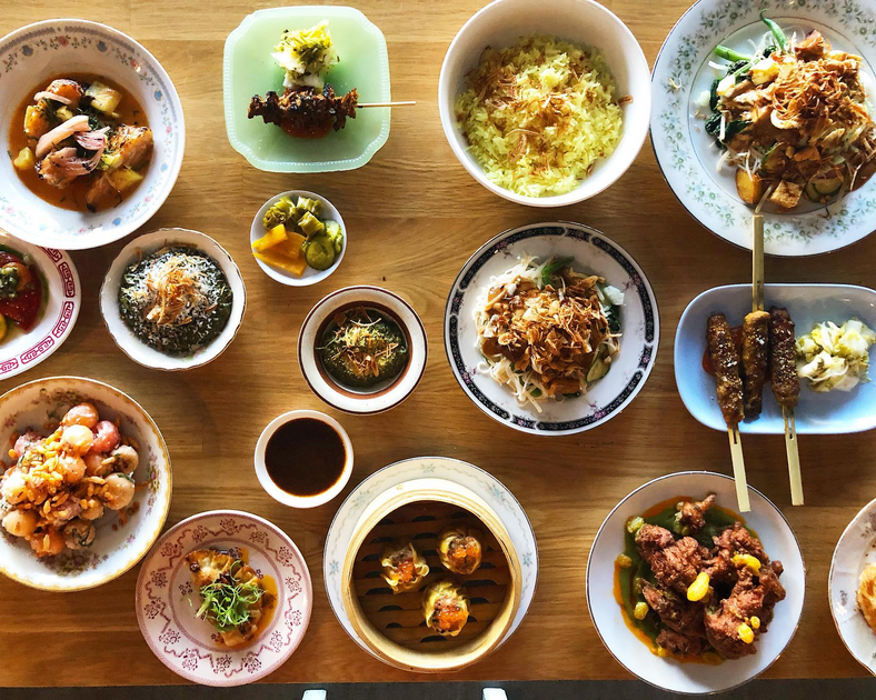 <strong>Comida en Gado Gado, Portland. Foto: EverOut</strong>   