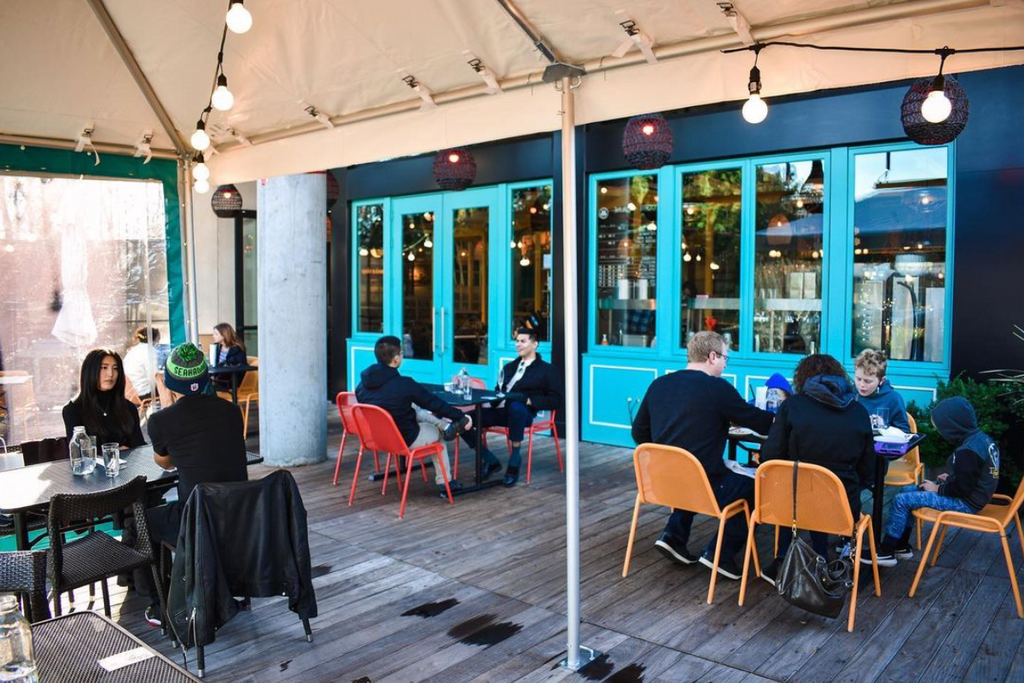 Restaurants heated outdoor seating new arrivals