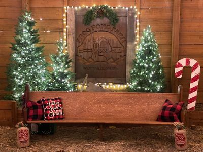 Take advantage of this festive photo op while you pick up a Christmas tree at <a href="https://everout.com/portland/locations/frog-pond-farm/l41333/">Frog Pond Farm</a>'s holiday market.