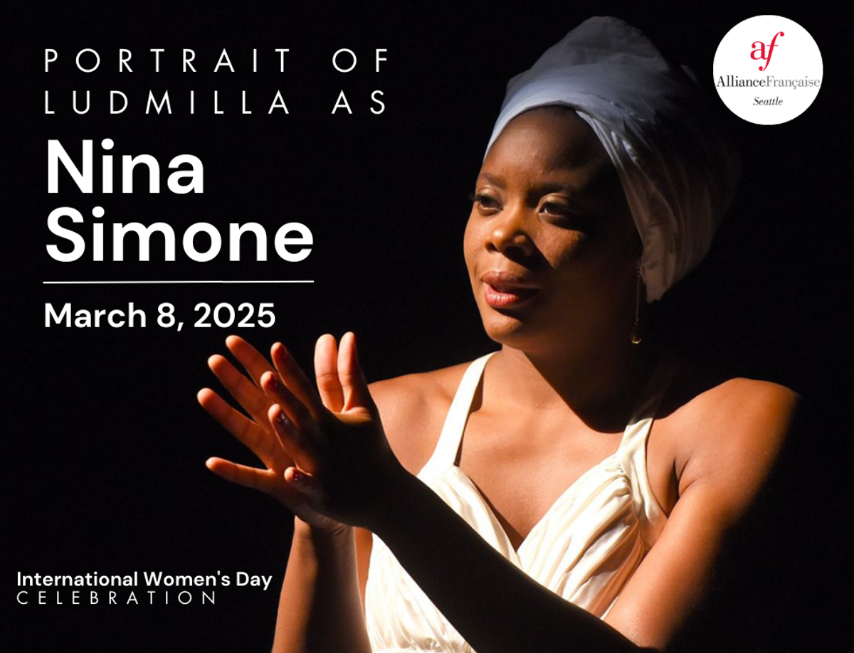 Portrait of Ludmilla as Nina Simone at Center Theatre in Seattle, WA ...