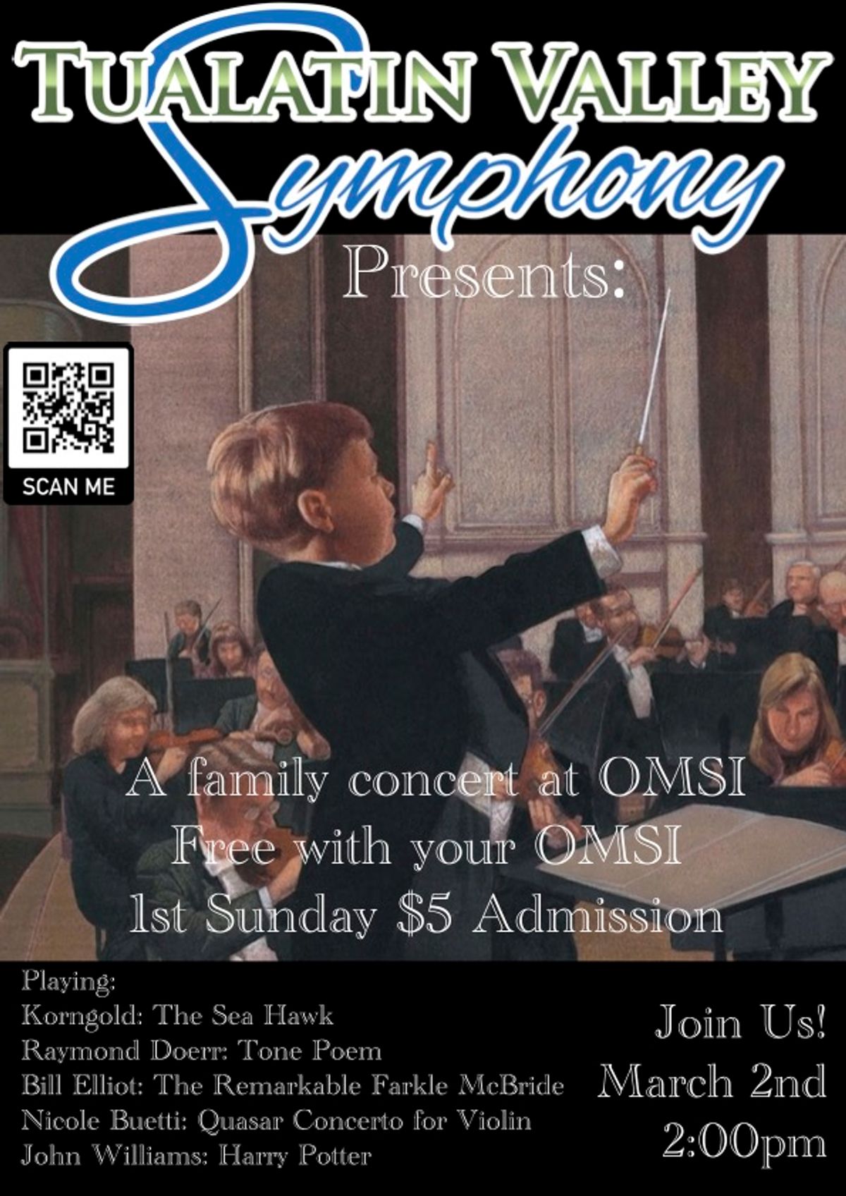 Tualatin Valley Symphony - Family Concert at Oregon Museum of Science ...