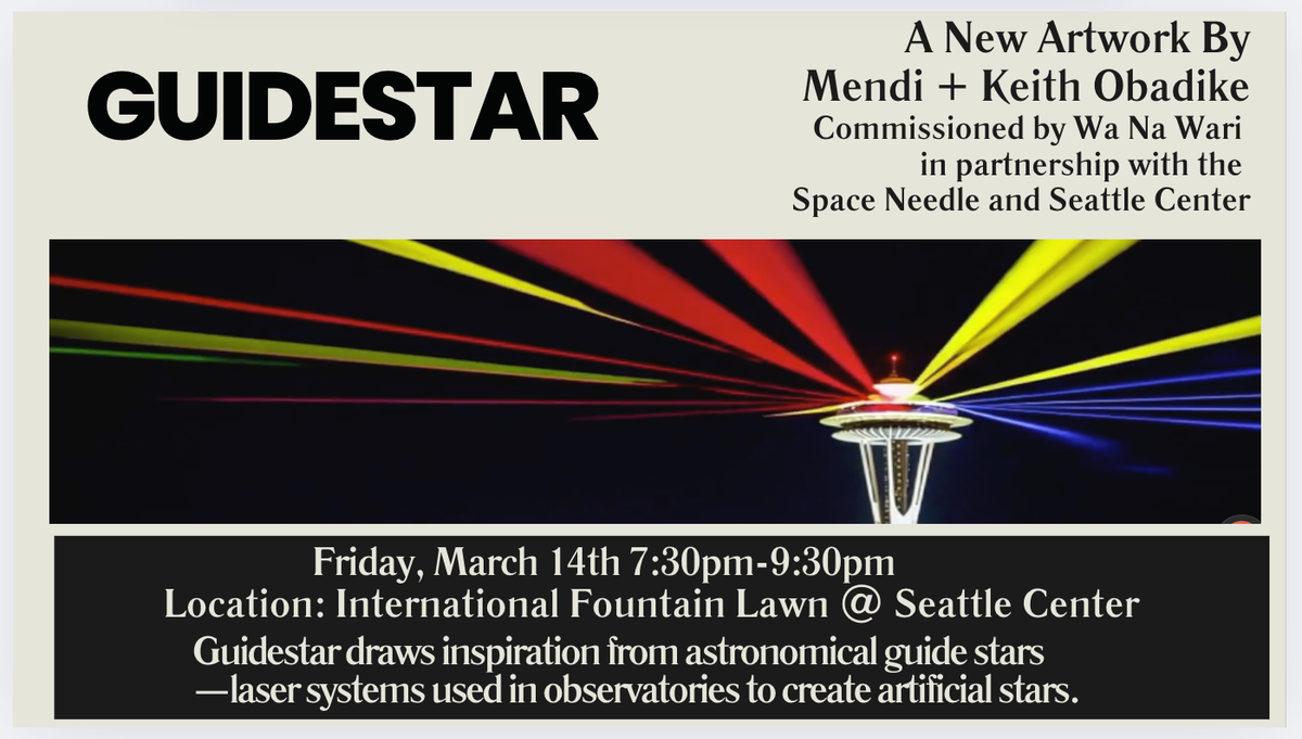 Guidestar at Seattle Center in Seattle, WA - Friday, March 14, 2025 ...