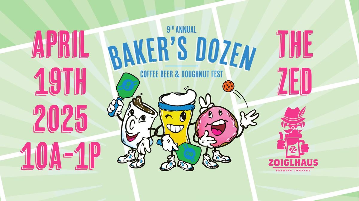 9th Annual Baker's Dozen Coffee Beer & Doughnut Fest at The ZED in