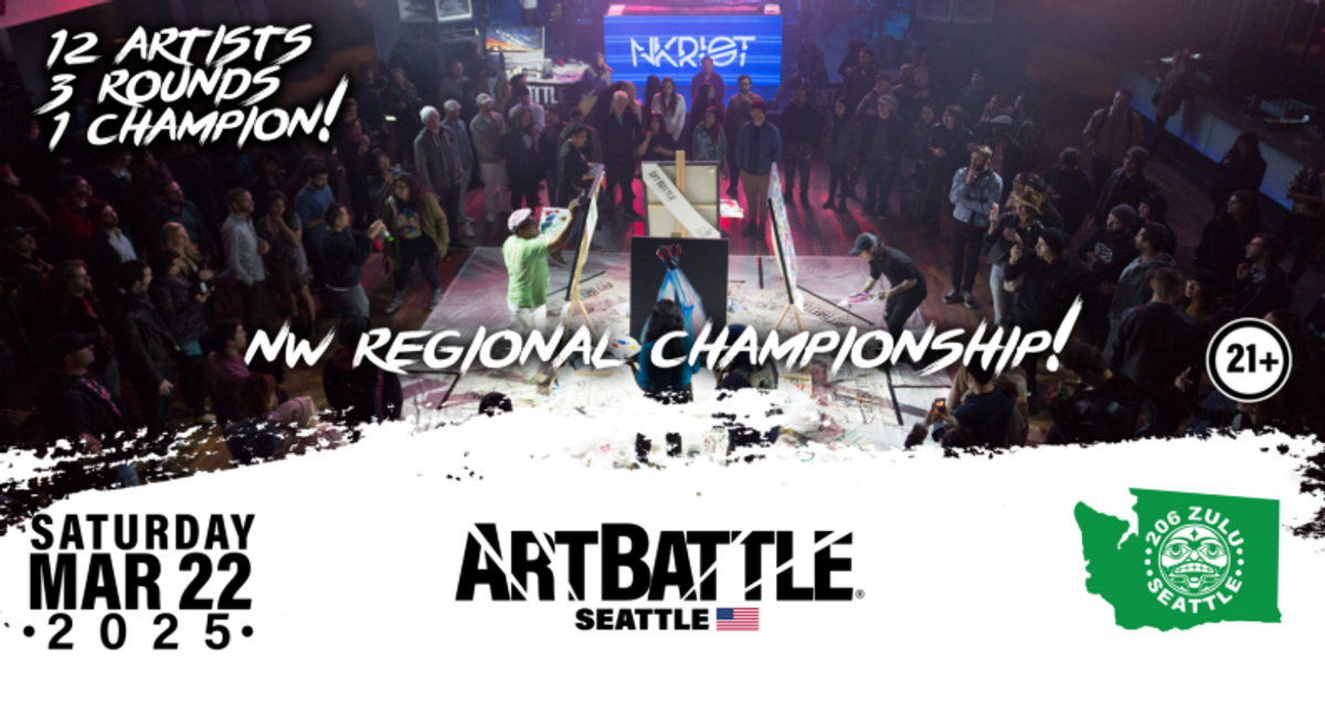 Art Battle NW Regional Championship at Washington Hall in Seattle, WA ...