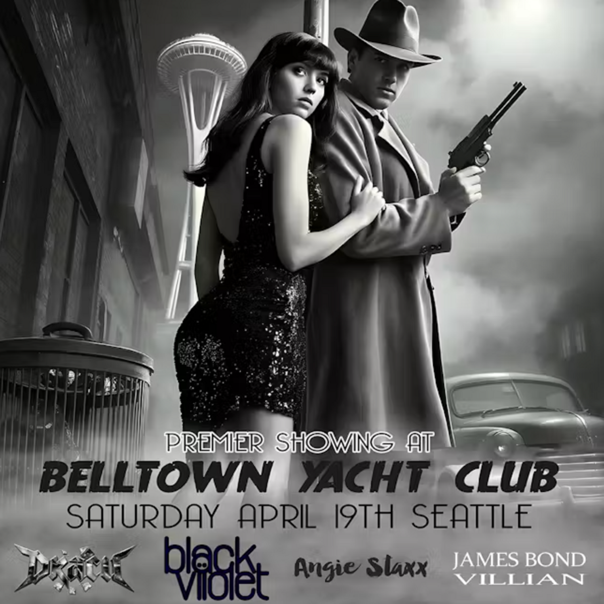 Black Viiolet, Dracu, Angie Staxx, and James Bond Villain at Belltown ...