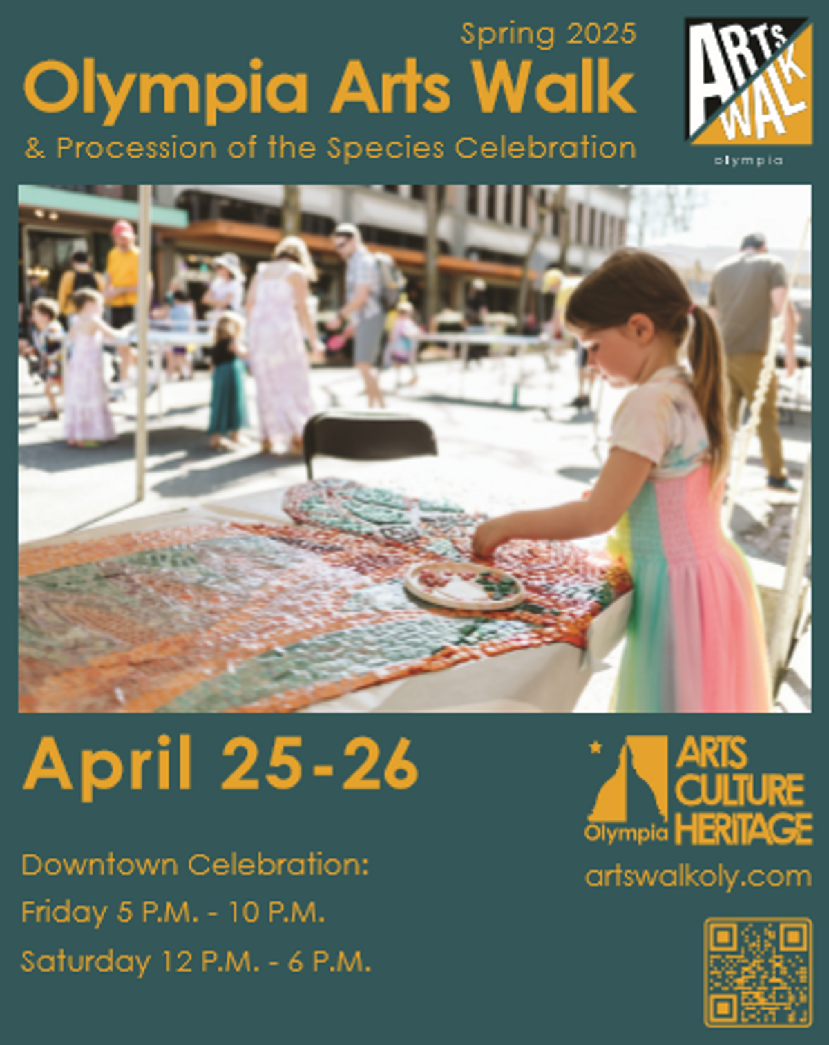 Olympia 2025 Spring Arts Walk & Procession of the Species Celebration ...