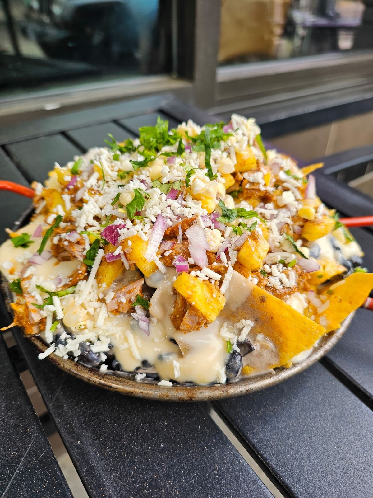 Al Pastor Fuego Nachos at Carlita's in Portland, Oregon - Multiple ...