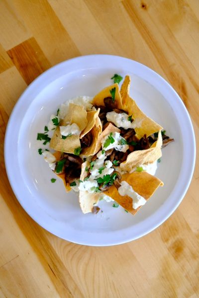 Lebanese 3-Cheese Nachos